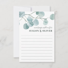 Silver Dollar Eucalyptus Weduwschap Advieskaart