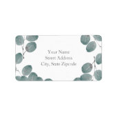 Silver Dollar Eucalyptus Wreath Etiket (Voorkant)