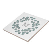 Silver Dollar Eucalyptus Wreath Tegeltje (Zijkant)