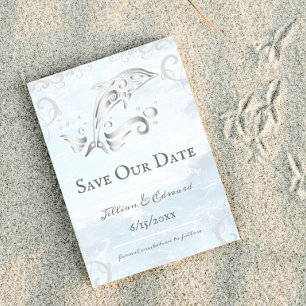 Silver Dolphin Save the Date Notice Aankondiging