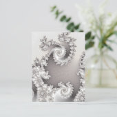 Silver Double Spiral Briefkaart (Staand voorkant)