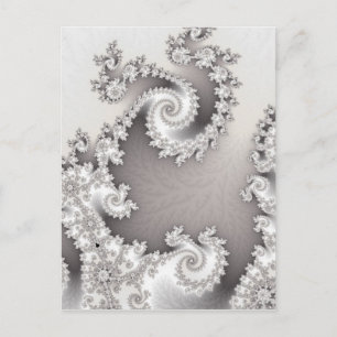 Silver Double Spiral Briefkaart