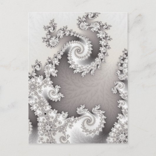 Silver Double Spiral Briefkaart (Voorkant)