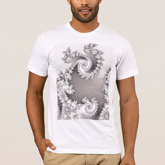 Silver Double Spiral T-Shirt (Voorkant)