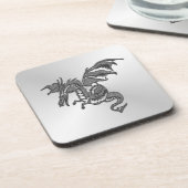 Silver Dragon Bier Onderzetter (Linkerzijde)