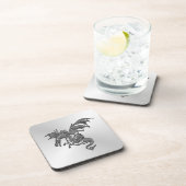 Silver Dragon Bier Onderzetter (Rechterzijde)