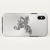 Silver Dragon Case-Mate iPhone Case (Achterkant (horizontaal))