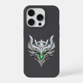 Silver Dragon Emblem iPhone Hoesje (Achterkant)