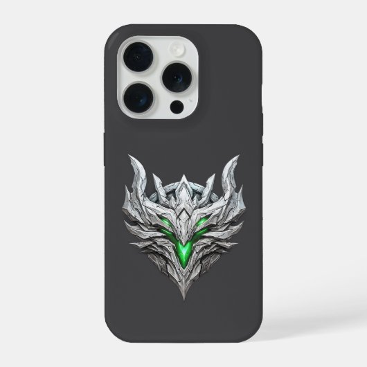 Silver Dragon Emblem iPhone Hoesje (Achterkant)