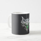 Silver Dragon Emblem Koffiemok (Voorkant links)
