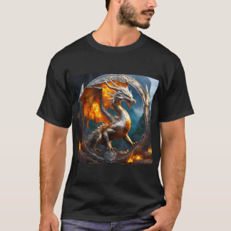 Silver Dragon: Mystiek T-shirt Collectie