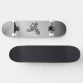 Silver Dragon Persoonlijk Skateboard (Horizontaal)