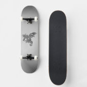 Silver Dragon Persoonlijk Skateboard (Voorkant)