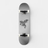 Silver Dragon Persoonlijk Skateboard (Voorkant)
