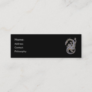 Silver Dragon Profielkaarten Mini Visitekaartje