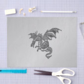 Silver Dragon Tissuepapier (Craft)
