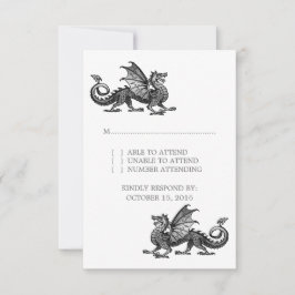 Silver Dragon Wedding Response Kaart