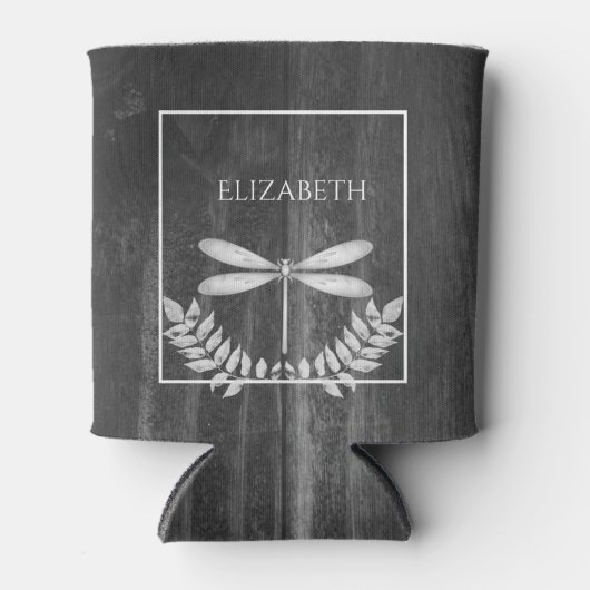 Silver Dragonfly Rustic Koelbox Blikjeskoeler (Voorkant)