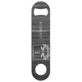 Silver Dragonfly Rustic Persoonlijke balk Speed Flessenopener (Voorkant)