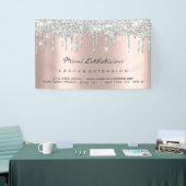 Silver Drift Roos Gold Blush Eyelash Makeup Bridal Spandoek (Beurs)