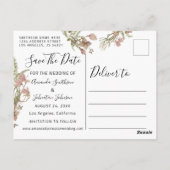 Silver DripsGrappig sparen de Datum Witte Foto Briefkaart (Achterkant)