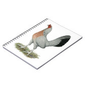 Silver Duckwing Game Hen Notitieboek (Linkerzijde)