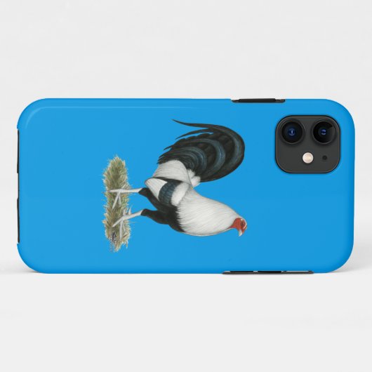 Silver Duckwing Gamecock Case-Mate iPhone Case (Achterkant (horizontaal))