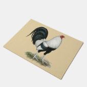 Silver Duckwing Gamecock Deurmat (Schuin)