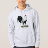 Silver Duckwing Gamecock Hoodie (Voorkant)
