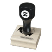 Silver Duckwing Gamecock Rubberstempel (Stempel)