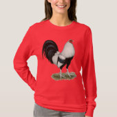 Silver Duckwing Gamecock T-shirt (Voorkant)