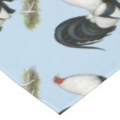 Silver Duckwing Gamecock Tafelkleed (Gekanteld)