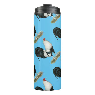 Silver Duckwing Gamecock Thermosbeker