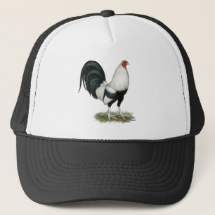 Silver Duckwing Gamecock Trucker Pet