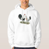 Silver Duckwing Gamefowl Hoodie (Voorkant)