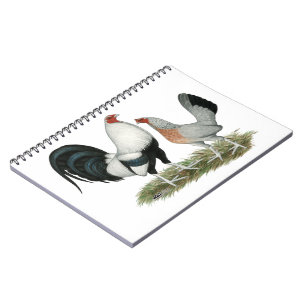 Silver Duckwing Gamefowl Notitieboek