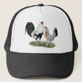 Silver Duckwing Gamefowl Trucker Pet (Voorkant)
