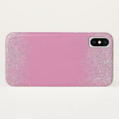 Silver Dust and Pink Phone Case (Achterkant (horizontaal))
