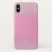 Silver Dust and Pink Phone Case (Achterkant)