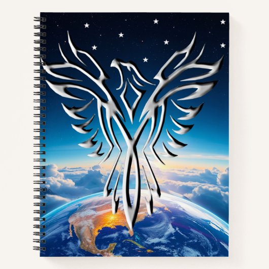 Silver Eagle Sunrise Notitieboek (Voorkant)