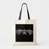 Silver Eagles met Gold Star-Canvas tas (Voorkant)