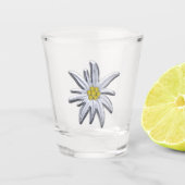 Silver Edelweiss Shot Glas (Voorkant)