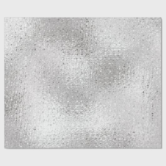 Silver Eegant Feestfeest Cadeaupapier (Vlak)