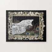 Silver Egyptian Mau Legpuzzel (Horizontaal)