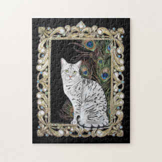 Silver Egyptian Mau Legpuzzel
