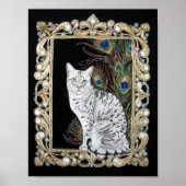 Silver Egyptian Mau Poster (Voorkant)