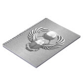 Silver Egyptian Scarab Notitieboek (Linkerzijde)