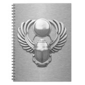 Silver Egyptian Scarab Notitieboek (Voorkant)