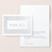 Silver Elegance All-Occasion "Bedankt" Real Folie Kaarten (Display)
