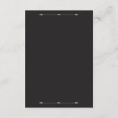 Silver Elegance Collection Wedding Details Card Informatiekaartje (Achterkant)